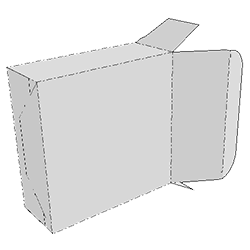 123 Bottom Tuck Top Food Packaging Box