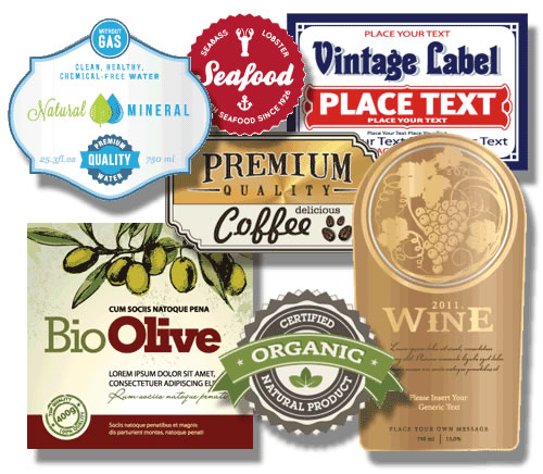 Custom Printed Labels, food labels