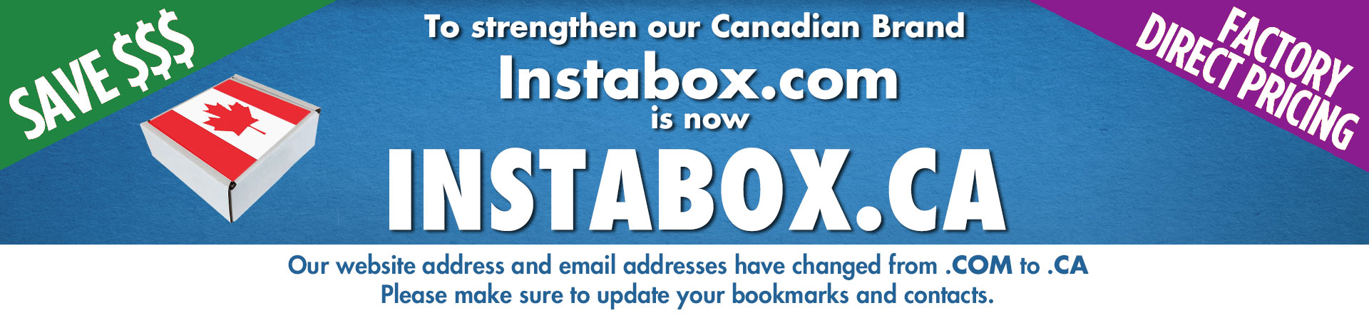 Instabox is now Instabox.ca