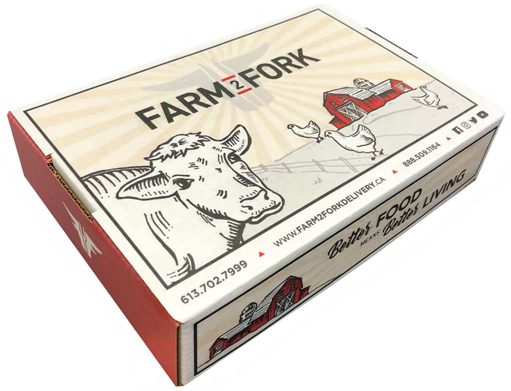 Mailer Cardboard Full Colour Farm to Fork