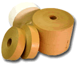 Paper gummed tape white paper brown paper