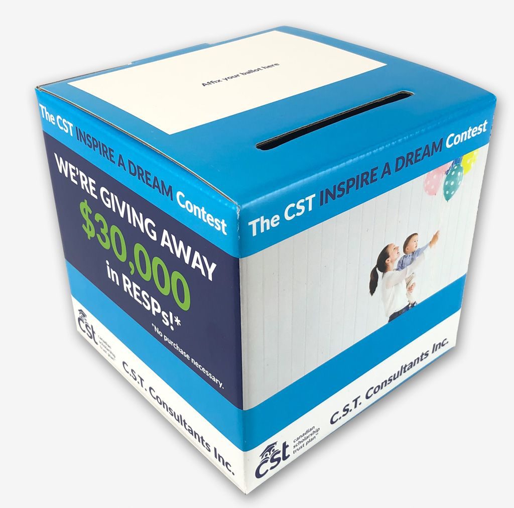white ballot box