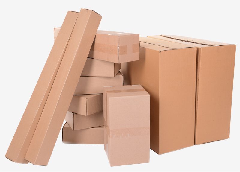 Cardboard boxes 