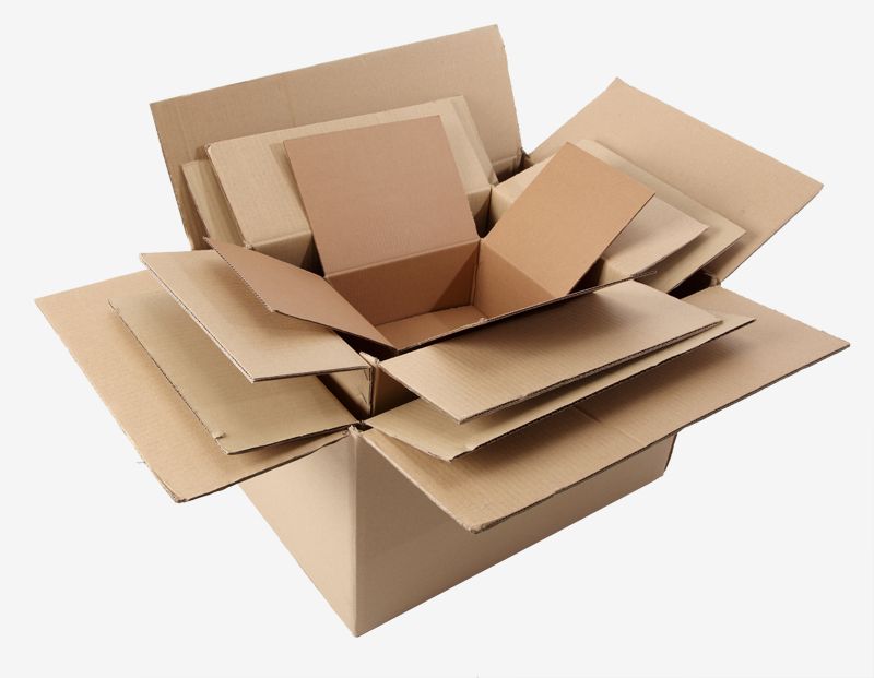 cardboard shipping boxes